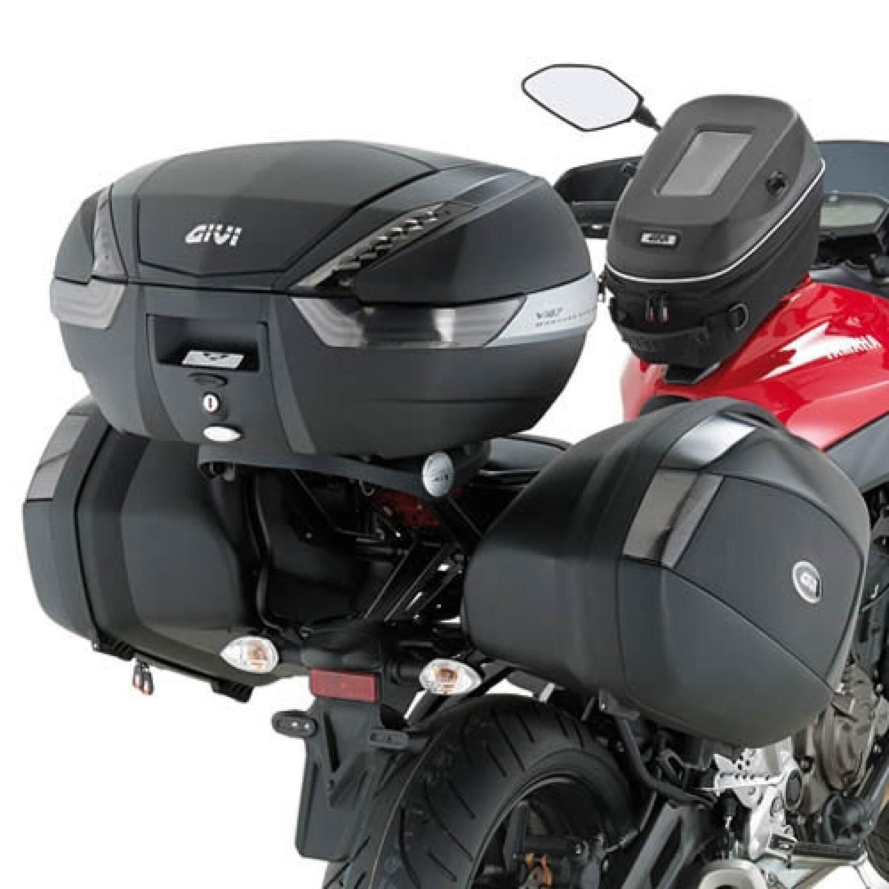 Soporte del baúl de la moto Givi Monokey ou Monolock Yamaha MT-07 (14 à 17)