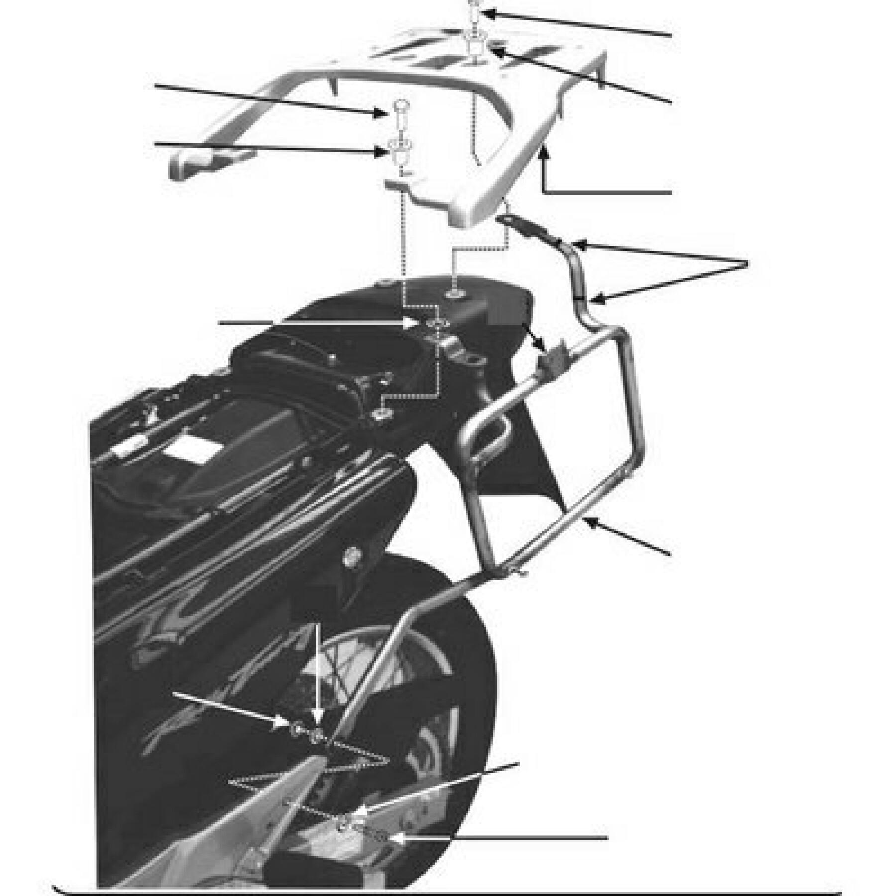 Soporte de la maleta lateral de la moto Givi Monokey Honda Xl 650 V Transalp (00 À 07)
