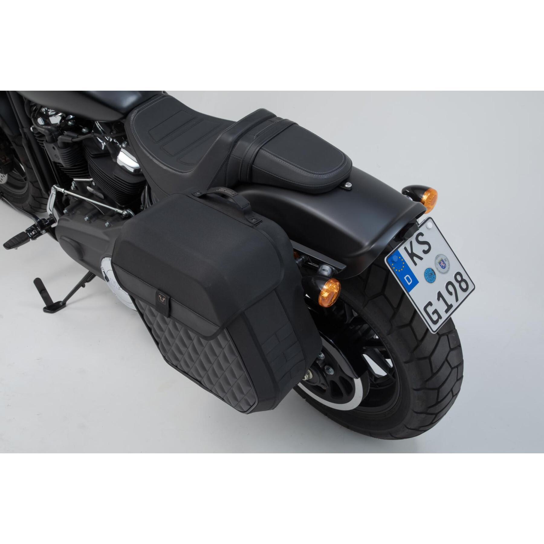 Portabolsas lateral de moto lh legend gear SW-Motech Harley-Davidson Softail Fat Bob (17-).