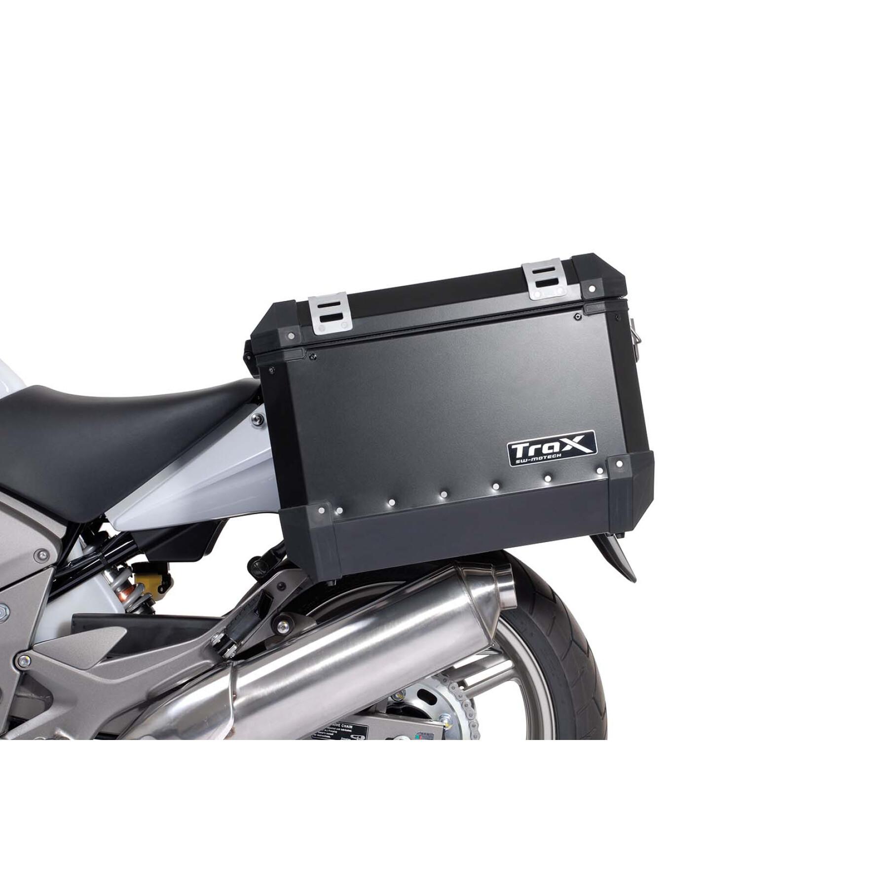 Soporte de la maleta lateral de la moto Sw-Motech Evo. Honda Cbf 600