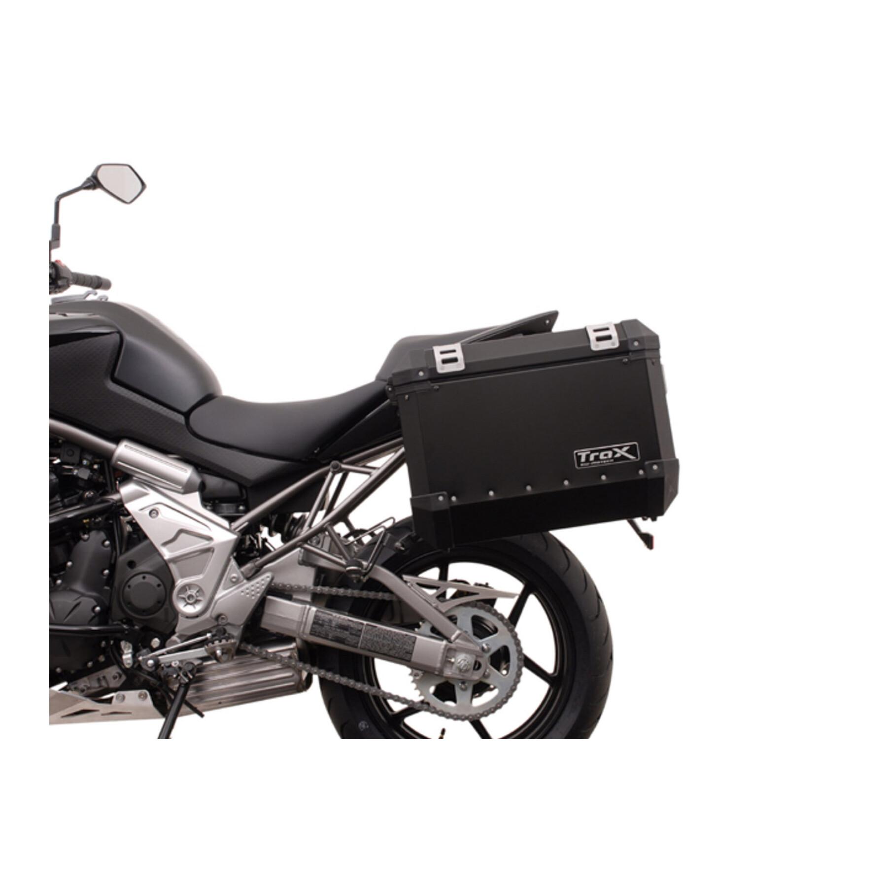 Soporte de la maleta lateral de la moto Sw-Motech Evo. Kawasaki Versys 650 (07-14)