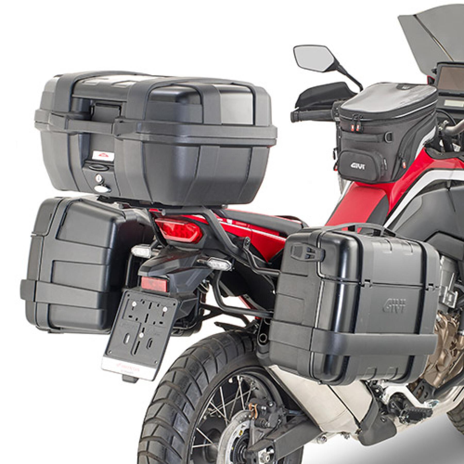 Soporte específico para la maleta lateral de la moto Givi Pl One Monokey Honda Crf 1100L Africa Twin (20 À 21)