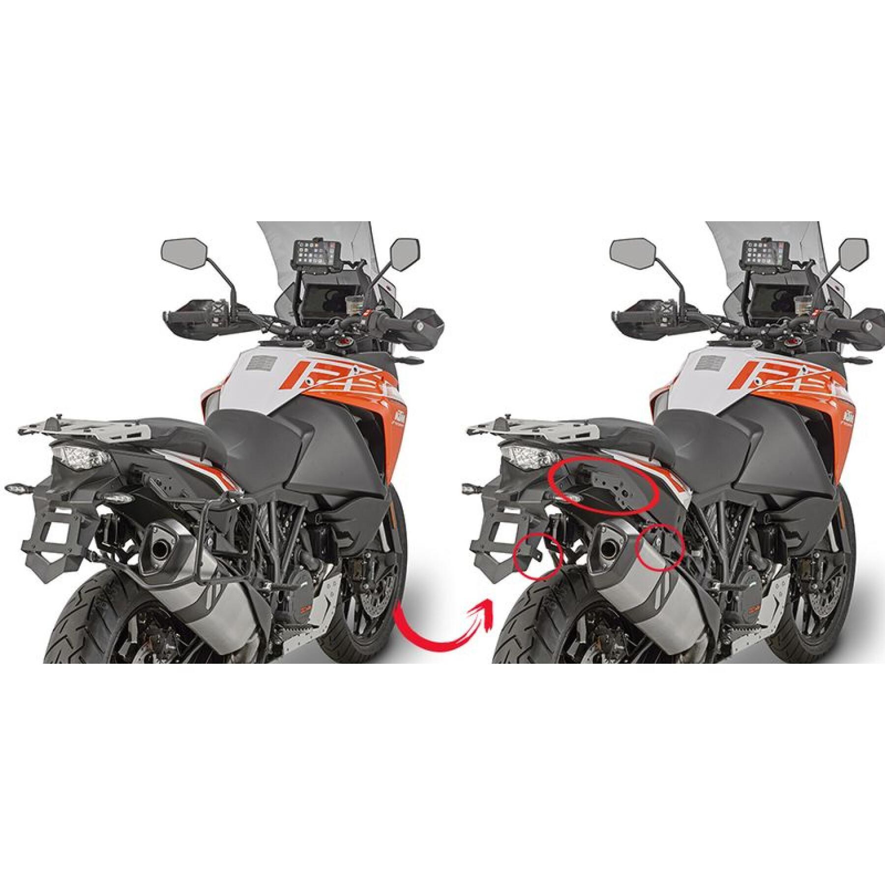 Soporte de maletas laterales para motos rápidas Givi Monokey Ktm 1050 Adventure (15-16)