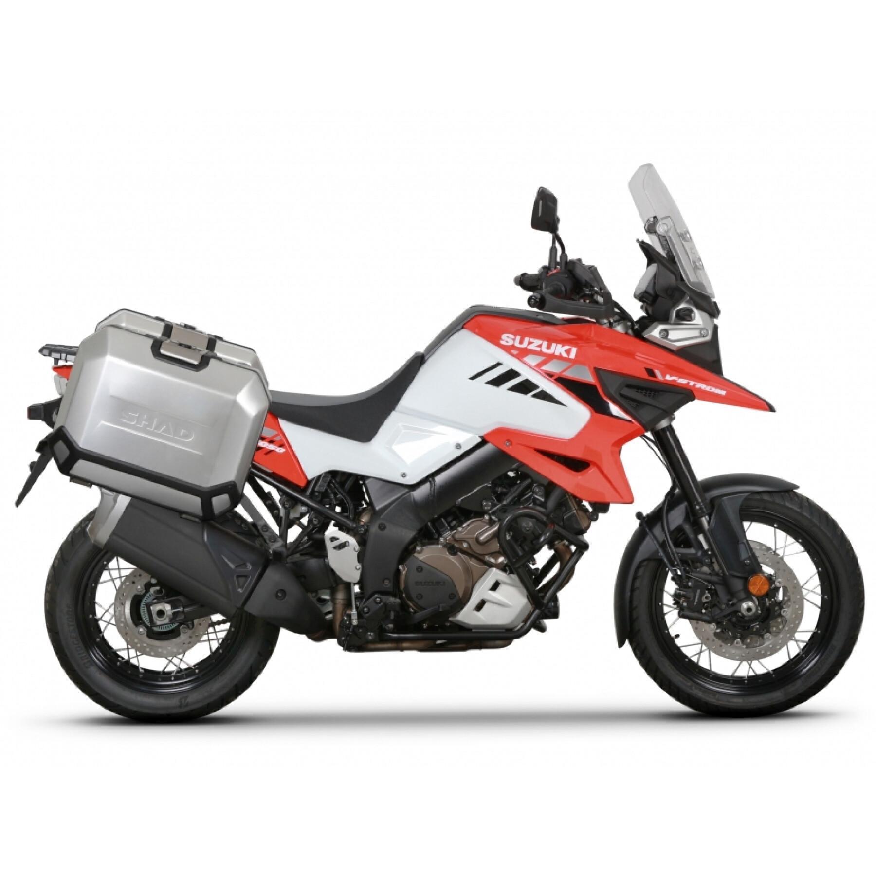 Soporte maleta lateral moto Shad 4P System Suzuki V-Strom 1000/ V-Strom 1050 Xt 2014-2020
