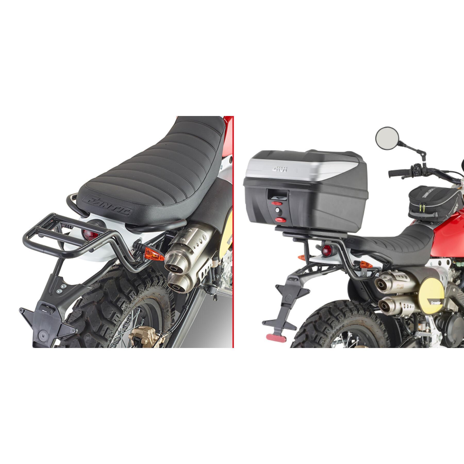 Soporte del baúl de la moto Givi Monolock Fantic Caballero Scrambler 125-250-500 (18 à 19)