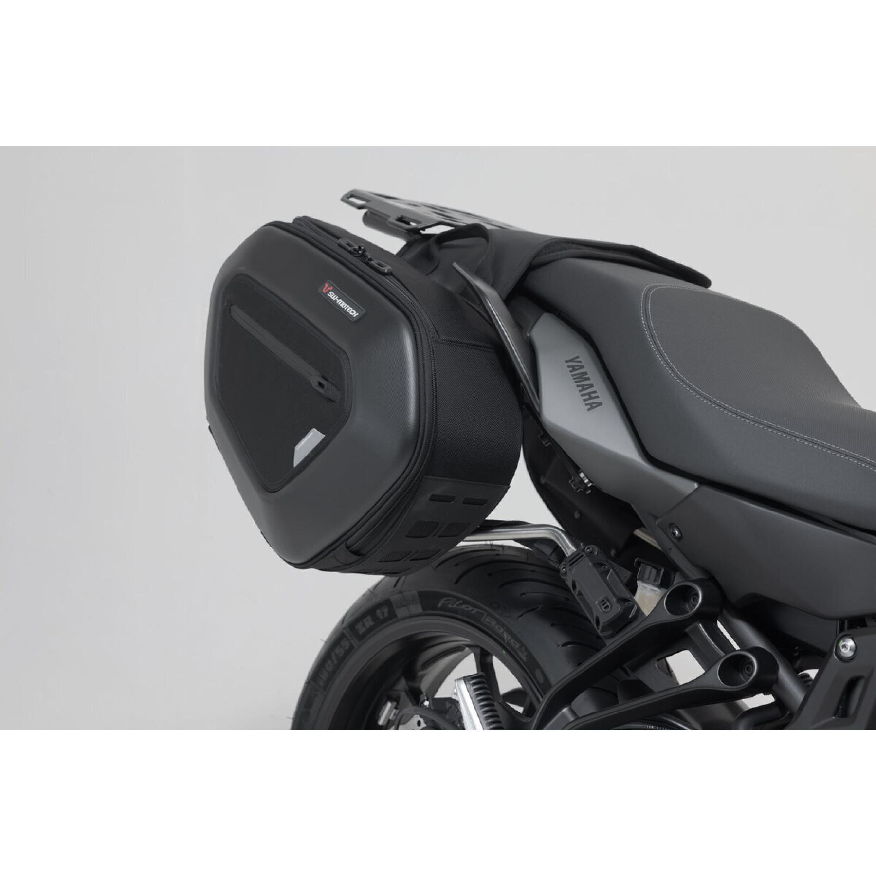 Set SW-Motech PRO alforjas laterales moto BLAZE. Yamaha MT-07/ Moto Cage / Tracer.