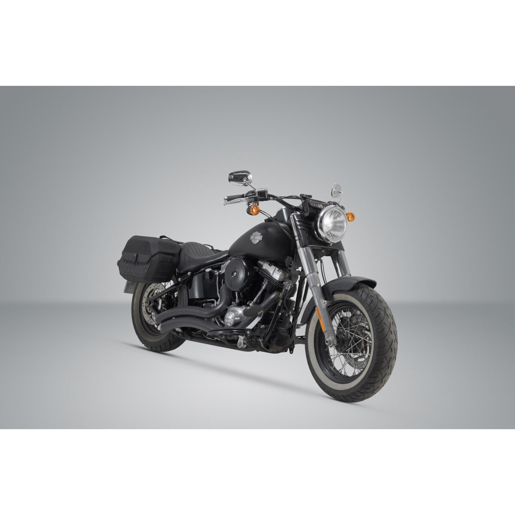 Soporte de la maleta lateral de la moto SW-Motech SLH LH1 Harley-Davidson Softail Slim