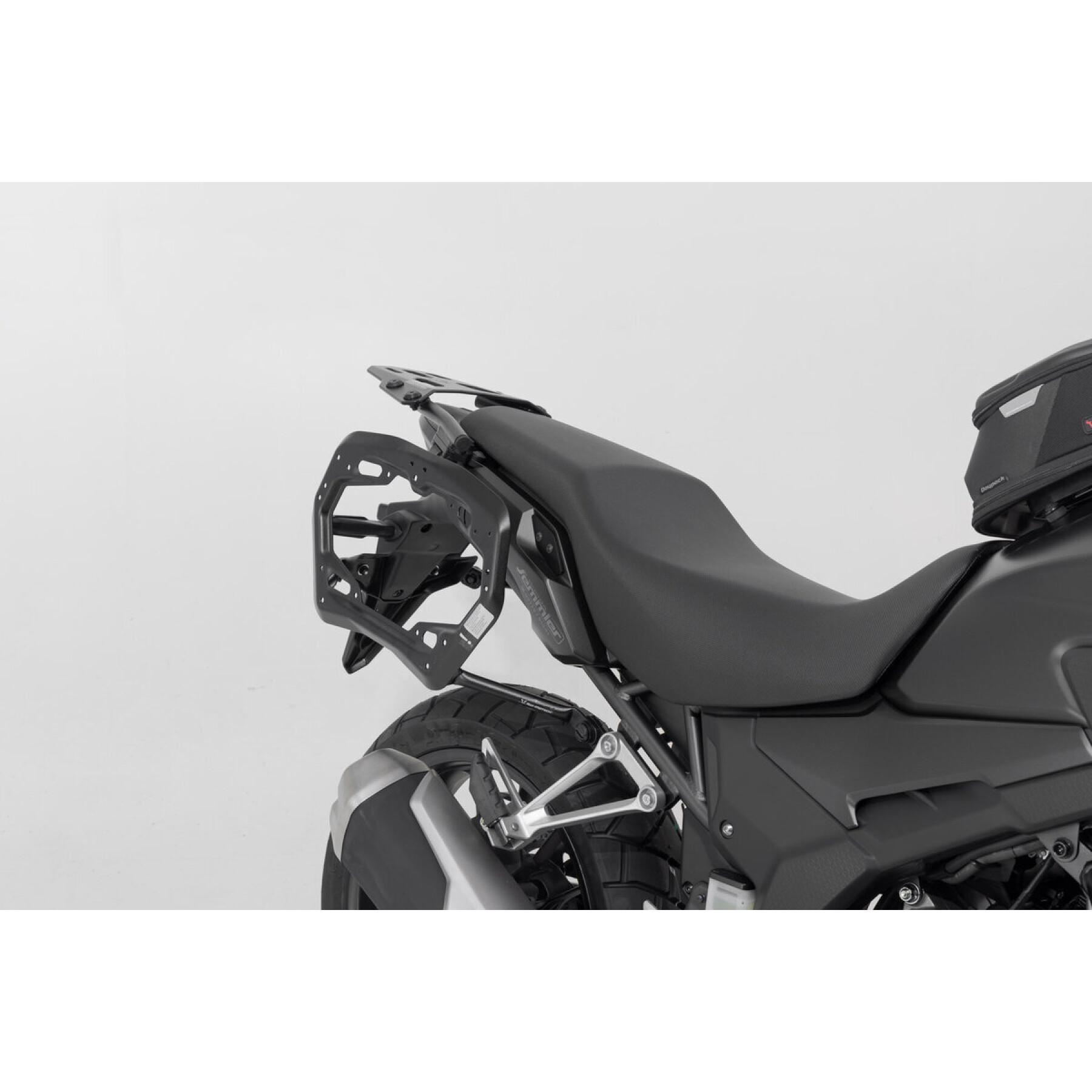 Sistema de maletas laterales rígidas para moto SW-Motech DUSC Honda CB500X, CB500F, CBR500R