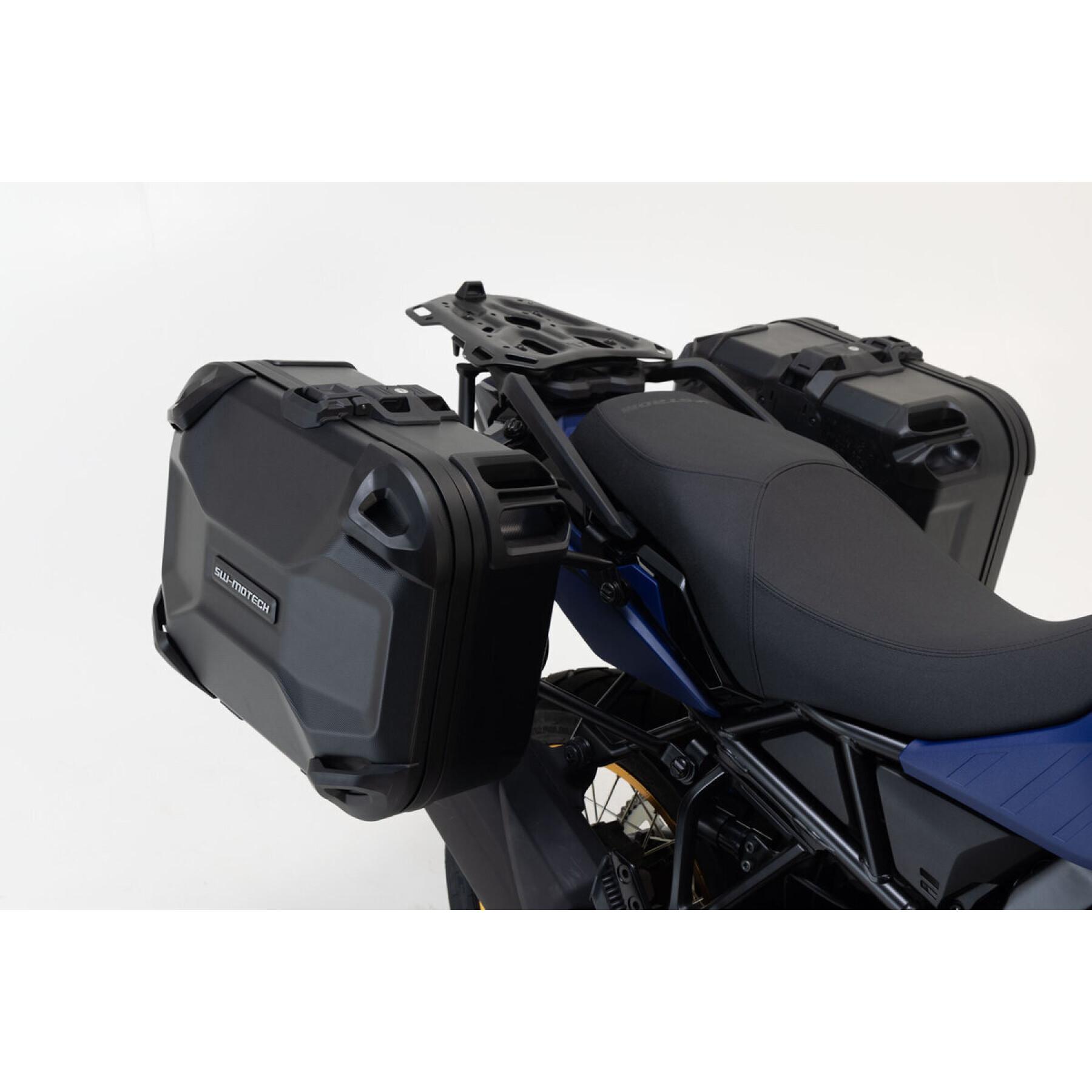 Sistema de maletas laterales rígidas para moto SW-Motech DUSC Suzuki DL 650 (16-) 66 L