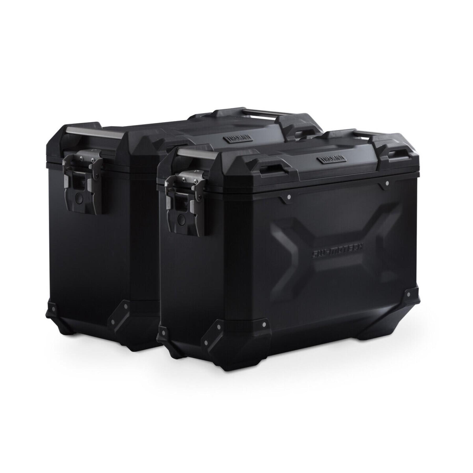 Kit de maletas laterales de aluminio para moto SW-Motech Trax ADV Suzuki V-Strom 800DE (22-)